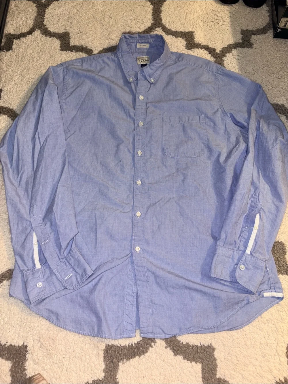 J. Crew Light Blue Button-Down Dress Shirt